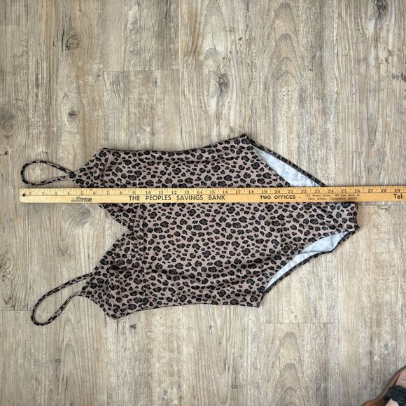 Reformation Womens Swimsuit Leopard Montecarlo Size Small - Picture 6 of 9